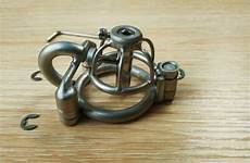 chastity male permanent device cage cock bondage lock penis stainless cbt ultra gear steel man dhgate
