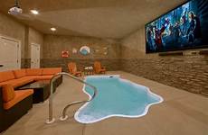 cabin pool room indoor honeymoon choose board theater elkspringsresort swimming tennessee pools