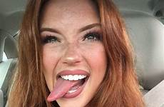 selfies hot car tongue tumblr redhead girls girl redheads freckles riley rasmussen