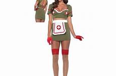 nurse costumes halloween sexy erotic naughty women role play olive uniforms cosplay green costume lingerie gemerkt spirithalloween von