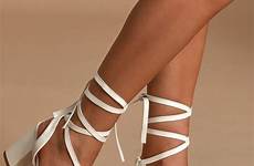 heels lace ashton strappy