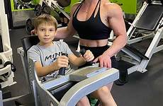 bodybuilding mom muscular her she said