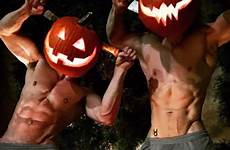 halloween men hot pumpkin happy muscle pumpkins hallowe
