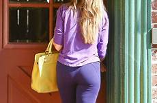 vergara sofia yoga booty tights pants purple hot leggings tight angeles los feb gotceleb la back celebmafia celebrities style hawtcelebs