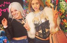 fur gabi grecko jacket corset covered exhibition attends lacey snap baring shows naked fashion assets her scroll once down still