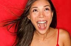 screaming woman crazy women shocked looking young girl asian stop huffpost surprised caucasian mixed race copy space background beautiful red
