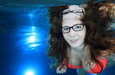 underwater woman scuba stock