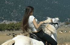 riding ladies pony girls horses video beautiful horseback gif ponies enregistrée depuis female amazones poney