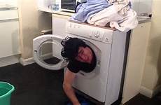 washing machine stuck man dryer dry does cleaning machines work do funny meme imgflip clothes fit bad people reply