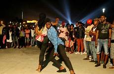 kizomba dance angola luanda people mesmerises space performs couple august them open afp