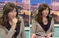 blowjob tv anchor sex reporter live teeth air her oral gives brush accidentally act mimics dutton julia dailystar