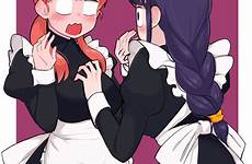 maid crossdressing femboy komi tadano hitohito dress desu comyushou wallhaven zettai ryouiki twintails reference braided wallha shouko フン meido maids