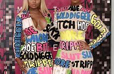 amber rose covered blac chyna vmas coloured slut walk nude insult outfits body scroll down promote bestie wear
