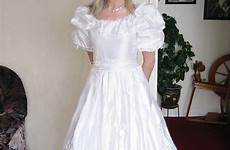 mickey wedding dresses lingerie satin gowns prescott transvestite bridal bride husband tv husbands prom prescot tgirls sissy wear ceremony feminized