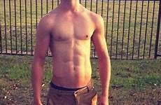 shirtless college frat guy cute blond boy jock dude hunk muscle male boys 4x6 handsome athletic ebay