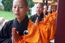 buddhist buddhism nuns nun monks taiwan priest buddhistchannel tv women temple less human does make lai hsi practicing saved chanting