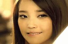 gif asian gifs singer face iu kpop korean pretty beautiful cute her lips kawaii wifflegif hot giphy tumblr lipbite eyes