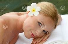 massage blond bed woman beautiful preview