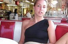 upskirt smutty restaurant commando brunette sexy