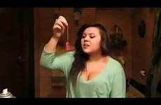 tampon bloody her girl eating own eats used giovanna video