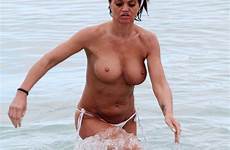 westbrook danniella topless bikini nude spain thong bum flashes swimming goes ocean her white aznude