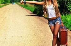 hitchhiking photography girl hitchhiker wallpapers 4k ultra sexy woman photoshoot