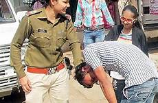 police girls india punishment forced public sex spanking woman bend sub officer street inspector boy sexual harassment carried dhoni mr
