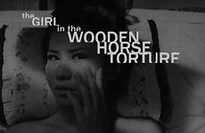 torture horse wooden girl