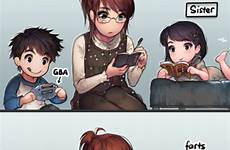 deviantart kawacy son comic comics mother cute mom anime sister daughter boy brother family dad girls tall fart