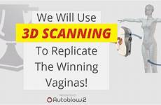 vagina 3d vulva printed contest beautiful most toys 3dprint adult autoblow parts scanned