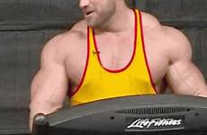 bodybuilder bodybuilding lycra tenor body pecs morph muscular putzen