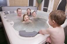 tub hot kids children father family stock safe use friends being post