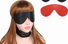blindfold bondage mask bdsm eye cosplay woman sexy leather toys sex restraints slave pu fetish adult game