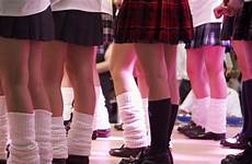 skirts schoolgirls school church middle wearing short banned unladylike japan england