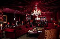 room red living rooms gothic goth winery interior raymond decor bedroom lounge house interiors vineyards victorian decorating wine beautiful velvet