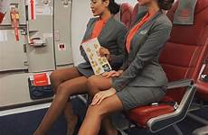 attendant crew uniforms stewardess attendants airline cabin thetightskirtspage