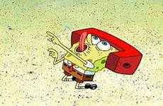 spongebob pointing excited yelling gifer