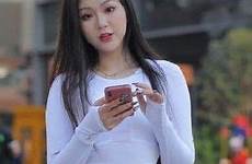 asian sexy girl girls japanese beautiful leggings hot women pants korean model jeans tights fashion pretty