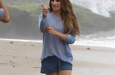lea michele beach topless malibu photoshoot shoot goes just very celebmafia right now matters grateful responded lucky coyly she life