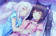 nekopara chocola sleeping catgirl sayori