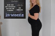 20 pregnancy weeks week chalkboard baby ultrasound