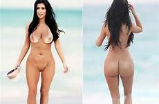 kardashian kim nude beach naked ass pussy sex