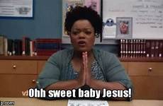 jesus sweet baby gif 2x14 community gifs shirley wifflegif july pm