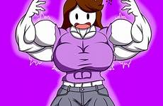 jaiden growth deviantart surprising her muscle fan