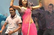 priyanka saree chopra desi girl sarees dance pink designer share blouse buy click here bollywood hot