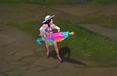 caitlyn pool party skin league game legends lol gangplank zoe available now
