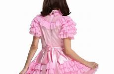 satin frilly transgender