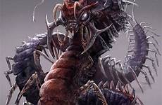 fantasy centipede dnd rpg kreaturen remorhaz massive pathfinder horror monstros mythical esque thyrm veins shell kreatur fremde 2e ant beasts