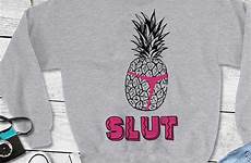 shirt pineapple slut pink