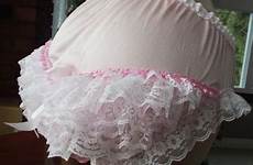 panties sissy pink rhumba satin handmade sweetheart enlarge click ruffle lacey xl